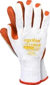 Rękawice robocze - Reis OX-ORANGINA - rękawice ochronne powlekane zakończone ściągaczem idealne dla brukarzy - 10. - miniaturka - grafika 1