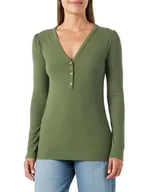 Koszulki i topy damskie - Supermom Damska koszulka Elsmere Nursing Long Sleeve, Oliwkowy - P681, 44 - miniaturka - grafika 1