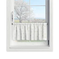 Firany - Zazdrostka EASTER wzór EA06 | wiosenne białe kwiaty 30 x 150 cm - miniaturka - grafika 1