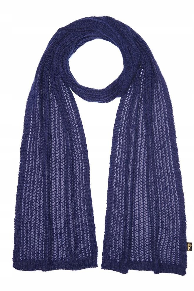 Szal damski z angory Lirio Granat