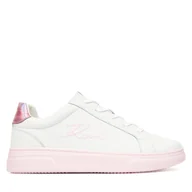 Buty dla dziewczynek - Sneakersy Karl Lagerfeld Kids Z30377 S Biały - miniaturka - grafika 1