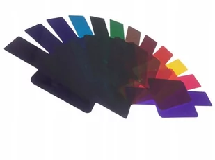 Filtry Żelowe Strobist 12 Kolorów Do Lampy Błyskowej - Tła fotograficzne - miniaturka - grafika 1