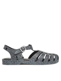 Melissa Sandały Melissa Possession Print Denim Ad M 36133 Szary - Sandały damskie - miniaturka - grafika 1