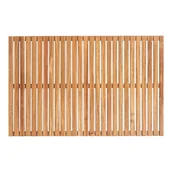 Dywaniki łazienkowe - Mata łazienkowa z drewna akacjowego Wenko, 55x85 cm - miniaturka - grafika 1