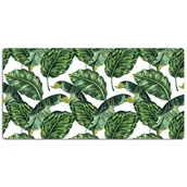 Podkładki pod mysz - Podkładka pod mysz i klawiaturę Monstera 120x60 cm, Dywanomat - miniaturka - grafika 1