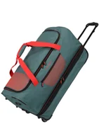 Torby podróżne - Torba podróżna poszerzana Travelite Basics L - green / orange - miniaturka - grafika 1