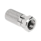 Adaptery i przejściówki - Wtyk Sat F 9,7MM Cu Na Kabl RG11 - miniaturka - grafika 1