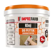 Kleje i inne preparaty budowlane - Klej do płytek dekoracyjnych 5 kg - miniaturka - grafika 1