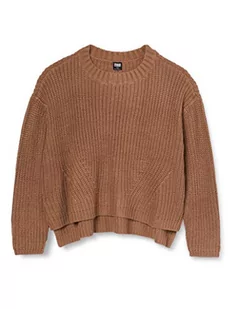 Urban Classics Damska bluza oversize, damska, szarobrązowy, 3XL - Bluzy damskie - miniaturka - grafika 1
