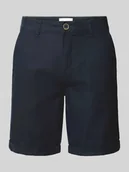 Spodenki męskie - Szorty chinosy z mieszanki lnu - miniaturka - grafika 1