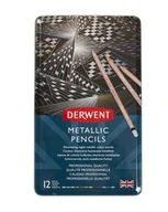Kredki, ołówki, pastele i pisaki - Komplet kredek metalicznych, 12 kolorów - miniaturka - grafika 1