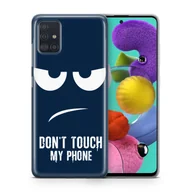 Etui i futerały do telefonów - Etui na telefon komórkowy Pokrowiec ochronny na Samsung Galaxy Note 10 Plus Pokrowiec na etui Bumper Cases TPU, Model: Samsung Galaxy Note 10 Plus, Wybierz wzór: Dont Touch My Phone Blue - miniaturka - grafika 1