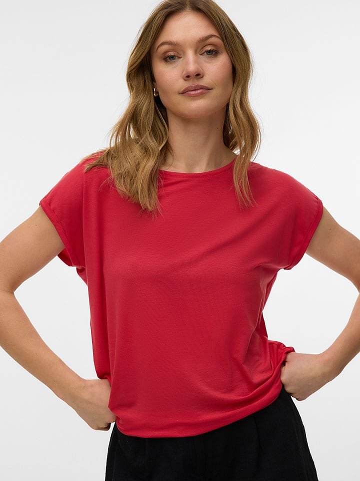 Vero Moda Koszulka w kolorze czerwonym