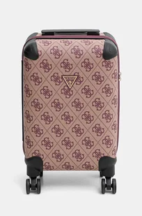 Guess walizka BERTA kolor różowy TWB868 89830 - Walizki - miniaturka - grafika 1