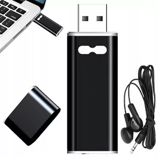 MINI DYKTAFON SZPIEGOWSKI PENDRIVE 8GB + SŁUCHAWKI Q13 - Dyktafony - miniaturka - grafika 1