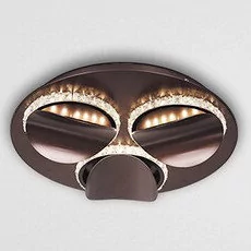 Rabalux Capriana LED Brąz | Kryształ 18W 4000K Lampa sufitowa 5050 5050 - Lampy sufitowe - miniaturka - grafika 1