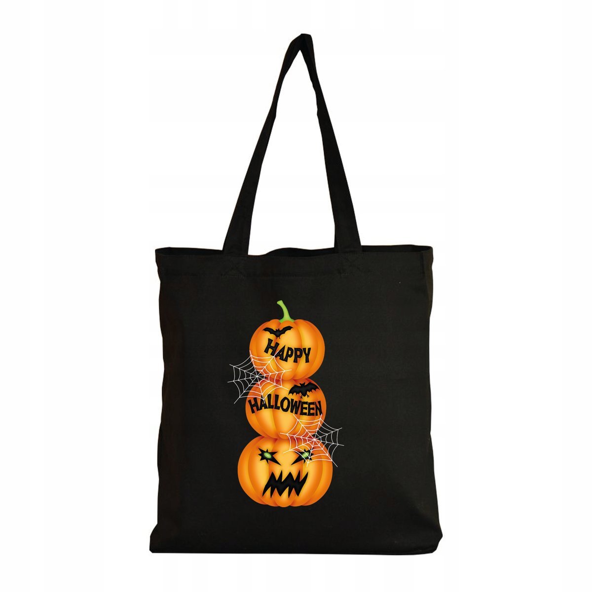 Eko Torba na ramię Zakupy Shopper Torebka Bawełniana Halloween Dynia #9