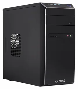 CAPTIVA 90317 komputer osobisty/workstation Intel® Core™ i5 i5-12400 16 GB DDR4-SDRAM 500 GB SSD Windows 11 Home PC Czarny - Zestawy komputerowe - miniaturka - grafika 1