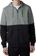 Bluzy męskie - bluza męska FOX (KAWASAKI) FOX ZIP HOOD Heather Graphite - miniaturka - grafika 1