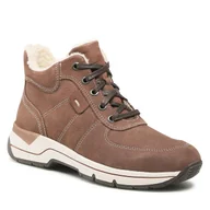 Botki damskie - Trzewiki Go Soft WB-AMANDA-AW22-14 Brązowy - miniaturka - grafika 1