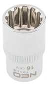 Klucze i nasadki - NEO-TOOLS Nasadka Spline 1/2", 16 mm TOP-08-588 - miniaturka - grafika 1