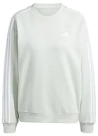 Bluzy damskie - adidas Damska bluza Essentials French Terry z 3 paskami, XS - miniaturka - grafika 1