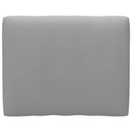 Poduszki ogrodowe - vidaXL Poduszka na sofę z palet szara 50x40x12 cm 314424 - miniaturka - grafika 1