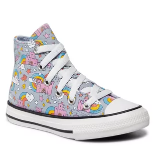 Converse Trampki Ctas Hi 372943C Lt Armory Blue/beyond Pink - Trampki damskie - miniaturka - grafika 1