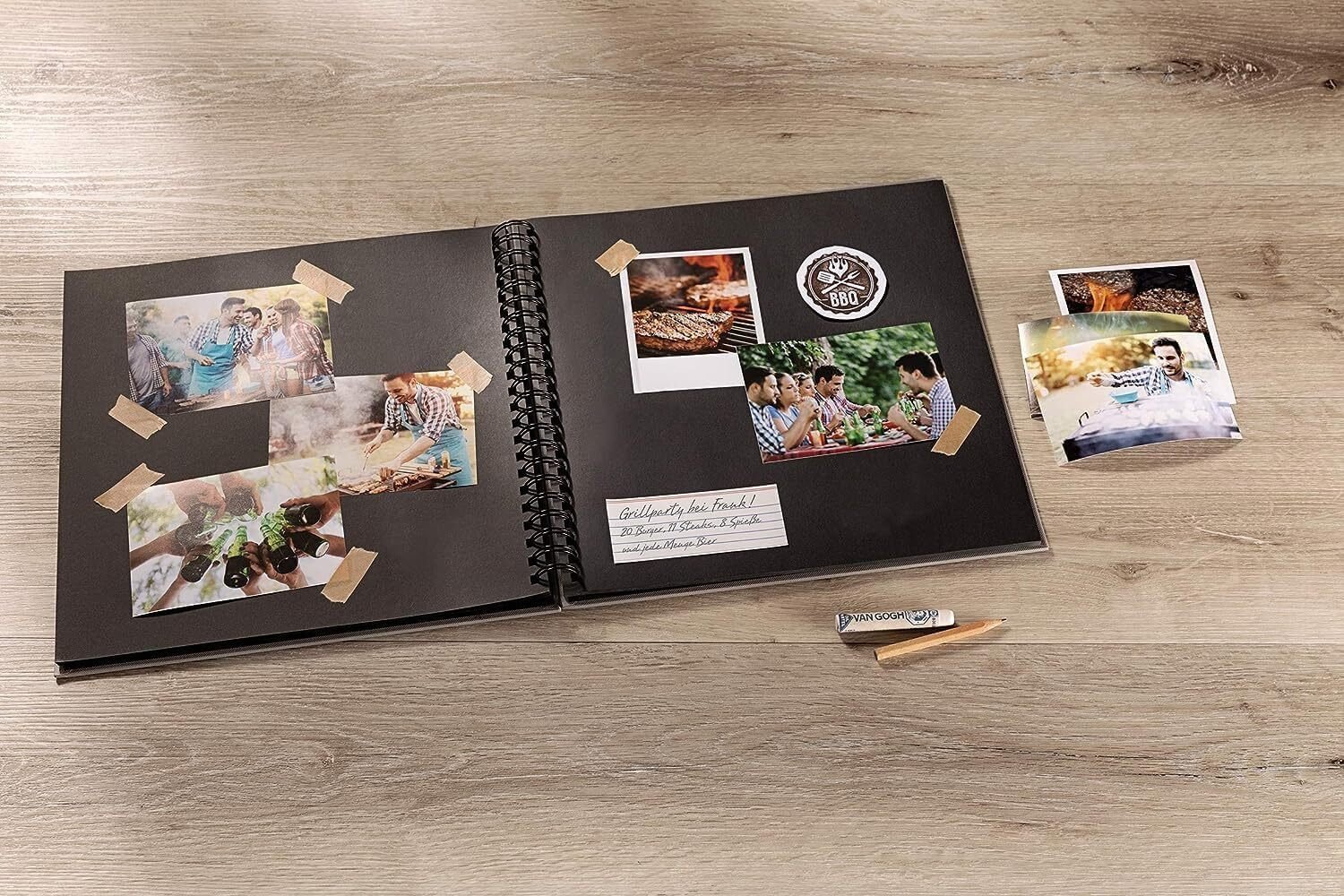 Walther Walther Fun chamois 30x30 50 black Pages Spiral SA110W SA-110-W