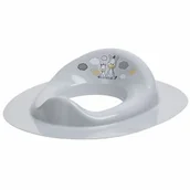 Akcesoria łazienkowe - Nakładka sedesowa ZEBRA szara - miniaturka - grafika 1