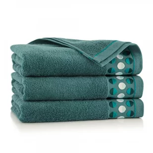 Zwoltex Ręcznik bawełniany zielony 9242BF 9242BF SAM 50x90 - Ręczniki - miniaturka - grafika 1
