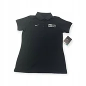 Bluzki damskie - Bluzka damska polo z krótki rękawem Nike S - miniaturka - grafika 1
