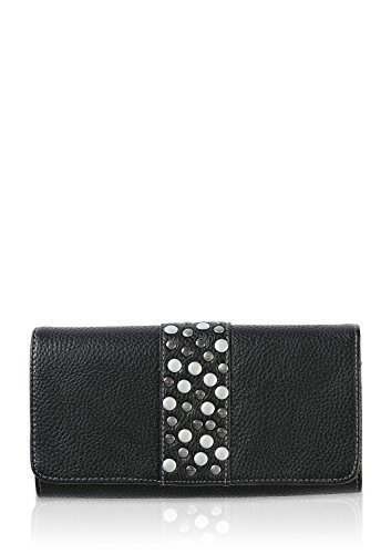 s.Oliver (Bags) damskie 39.408.93.8742 portmonetki, 19x10x2 cm, czarny - Czarny Black 9999-19x10x2 cm (B x H x T)