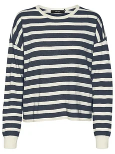 Vero Moda Sweter w kolorze czarno-kremowym - Swetry damskie - miniaturka - grafika 1