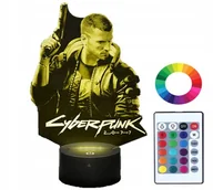 Lampy stojące - Lampka Nocna 3D Led CYBERPUNK 20077 - miniaturka - grafika 1