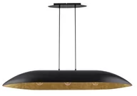 Lampy sufitowe - Stylowa lampa wisząca GONDOLA L 40632 3xE27 czarny złoty - miniaturka - grafika 1