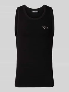 Top z wyhaftowanym logo - Koszulki męskie - miniaturka - grafika 1