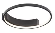 Lampy sufitowe - Maxlight LAMPA sufitowa VELVET C0199 metalowa OPRAWA ring LED 25W 3000K pierścień czarny C0199 - miniaturka - grafika 1