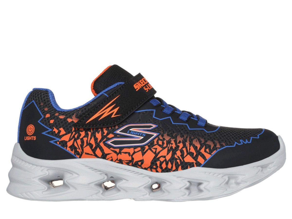 Buty dziecięce Skechers 400603LBBOR VORTEX 2.0 ZORENTO Czarne