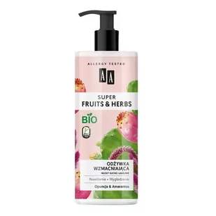Oceanic Super Fruits & Herbs odżywka wzmacniająca włosy suche i łamliwe Opuncja & Amarantus 500ml - Odżywki do włosów - miniaturka - grafika 1