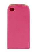 Etui i futerały do telefonów - Kabura FLEXI iPhone 4 ciemny różowy - miniaturka - grafika 1