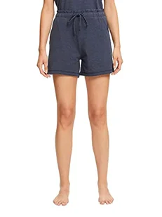 ESPRIT Bodywear Cosy Melange SUS Szorty piżamowe podzielone, granatowe 2, 34 - Spodenki damskie - miniaturka - grafika 1