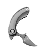 Noże - Nóż składany Bestech Strelit Grey Titanium, Damascus by Ostap Hel (BT2103G) - miniaturka - grafika 1