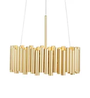 Lampy sufitowe - Markslojd Lampa wisząca Level Gold 108047 złoty oprawa wisząca w stylu design 108047 - miniaturka - grafika 1