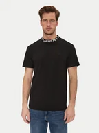 Koszulki męskie - Lacoste T-Shirt TH9582 Czarny Regular Fit - miniaturka - grafika 1