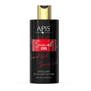 Apis Sensual Girl zmysłowy żel do mycia ciała 300ml 95052-uniw - Kosmetyki do kąpieli - miniaturka - grafika 1