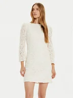 Sukienki - YAS Sukienka koktajlowa Elenor 26032155 Écru Regular Fit - miniaturka - grafika 1