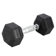 Hantle i ciężarki - HMS, Hantla gumowana sześciokątna HEX PRO 8kg - miniaturka - grafika 1