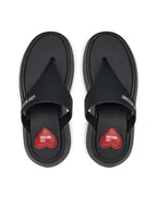 Klapki i japonki damskie - LOVE MOSCHINO Japonki JA28097I0II39000 Czarny - miniaturka - grafika 1
