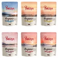 Mokra karma dla kotów - Purizon Organic, 6 x 85 g - Pakiet mieszany (2 x Kurczak, 2 x Wołowina, 1 x Łosoś, 1 x Kaczka) - miniaturka - grafika 1